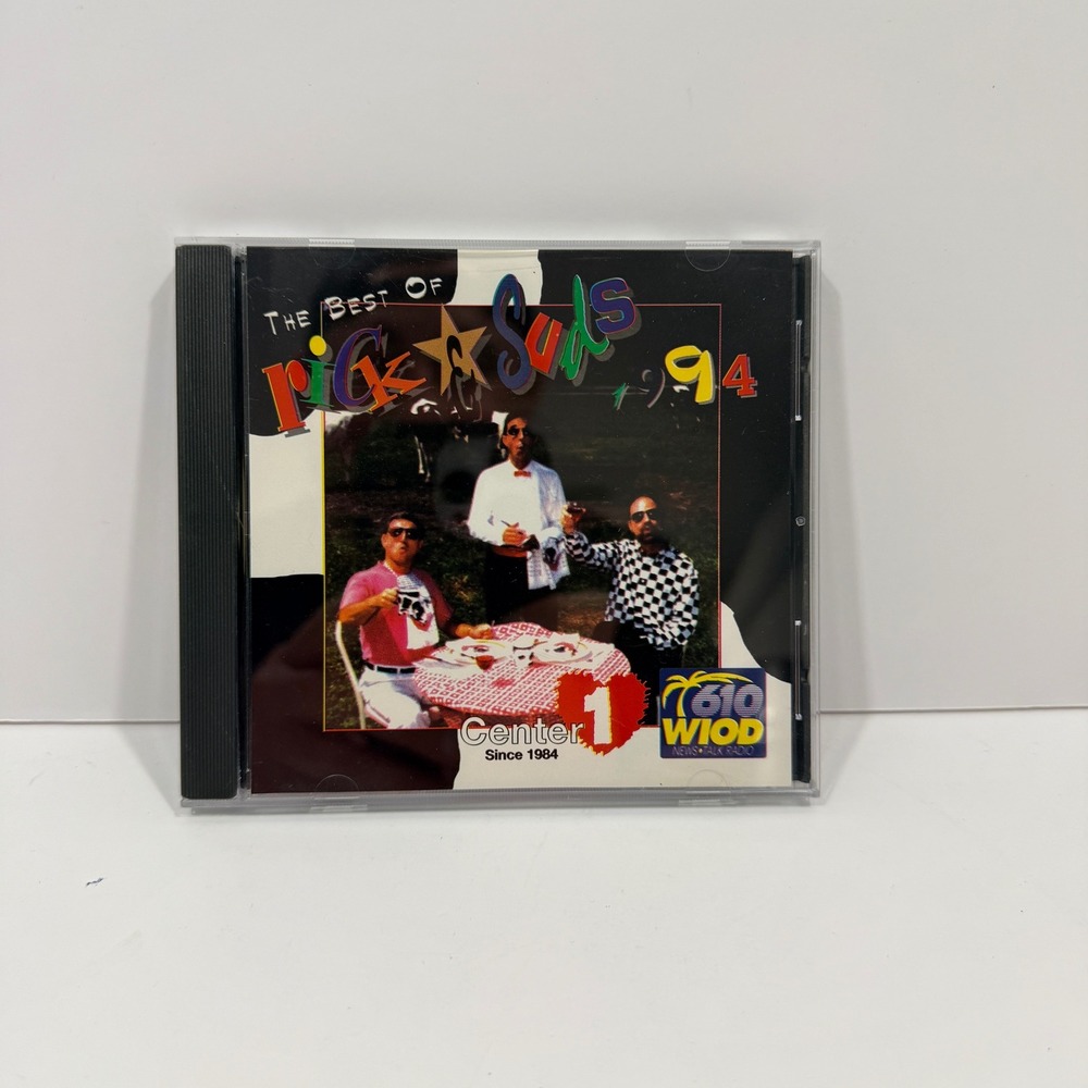 Rick & Suds The Best of 1994 CD Unisex OS Black Good 610 WIOD Radio Comedy